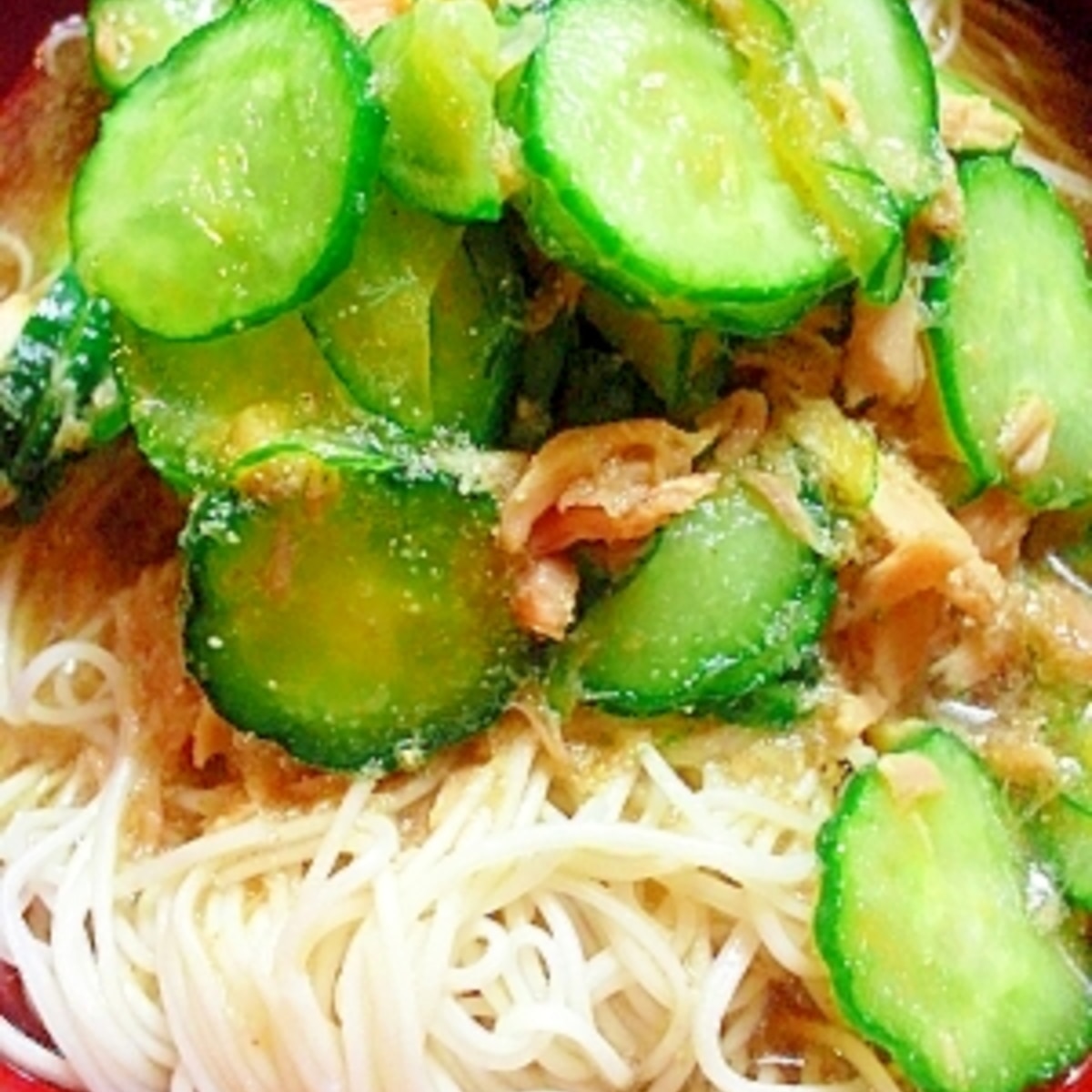 素麺 ツナときゅうりのごま油和えをのせて レシピ 作り方 By コポタン 楽天レシピ 素麺 ツナときゅうりのごま油和えをのせて レシピ 作り方 By コポタン 楽天レシピ